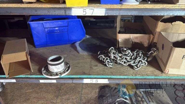 Industrial Metal Chain with Metal Spacers, Approx. 0.5" Link Diameter image