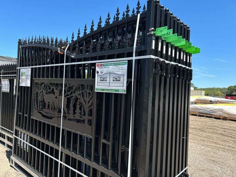 7FT(H)x 20FT(L)
Metal Farm Driveway Gate image