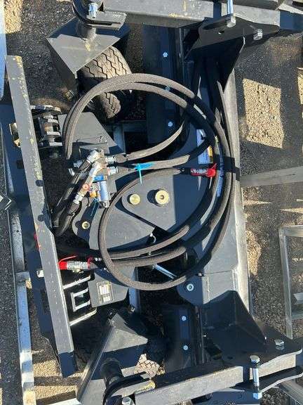 Skid Steer Harley Power Rake PR-12-72W - 72" Wide w/Control Kit image