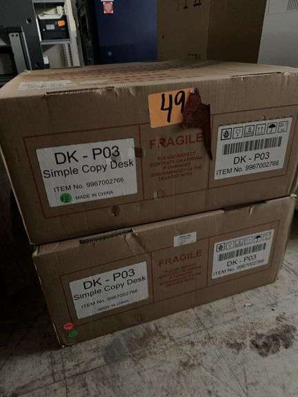 (2) KONICA MINOLTA COPY DESKS COMPATIBLE WITH KONICA MINOLTA BIZHUBS C3350,C3351,C3850,C3850FS, C3851FS BRAND NEW IN BOX image