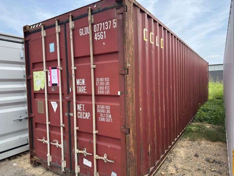 40ft Shipping Container - 2 Rear Doors - GLDU0771137 image