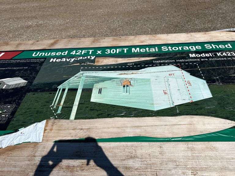 42FT x 30FT Metal Storage Shed image