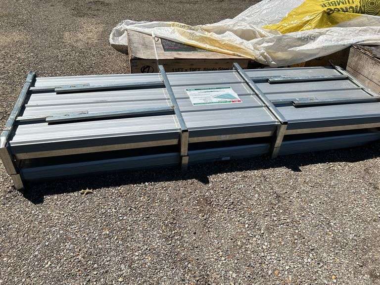 100pcs 10FT Galvalume Corrugated Steel Panels - Silver image