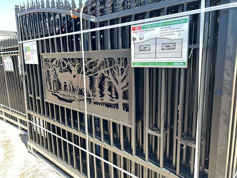 7FT(H)x 20FT(L)
Metal Farm Driveway Gate image