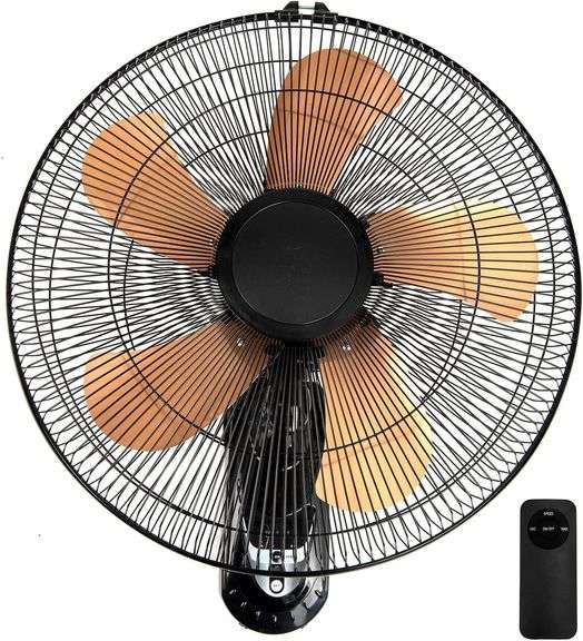 20 Inch Wall Mount Fan, Remote & 3 Speeds image