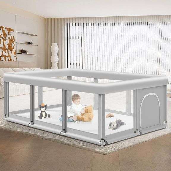 Large Baby Playpen 74 50, Indoor & Outdoor Use image