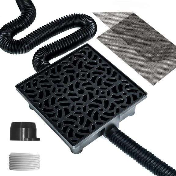 Gutter Downspout Extensions Kit, 2pcs, 8.2ft image