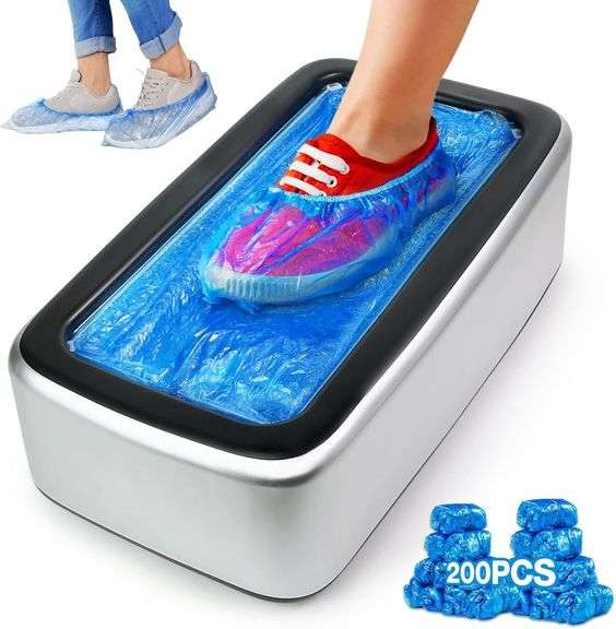 Shoe Covers Dispenser w/ 200pcs Non-Slip Covers image