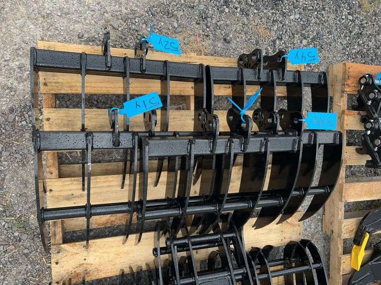 2025 YOUERT U12-50 Rake - Landscape & Debris Removal Excavator Attachment image