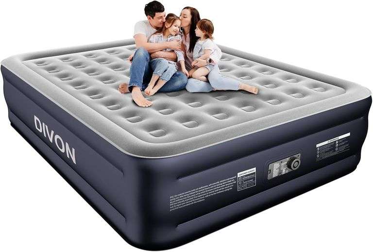 DIVON King Air Mattress, Built-in Pump 18 image