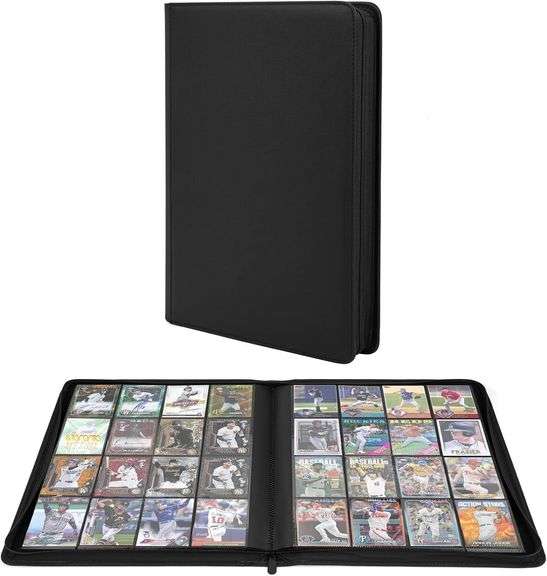 1000+ Pockets Card Binder, 16-Pocket, Black2 image