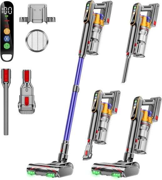 60Mins Cordless Vacuum, 580W, 48KPA, 1.8L Dust Cup image
