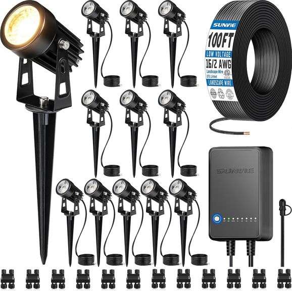 SUNVIE LED Low Voltage Landscape Lighting Kit image
