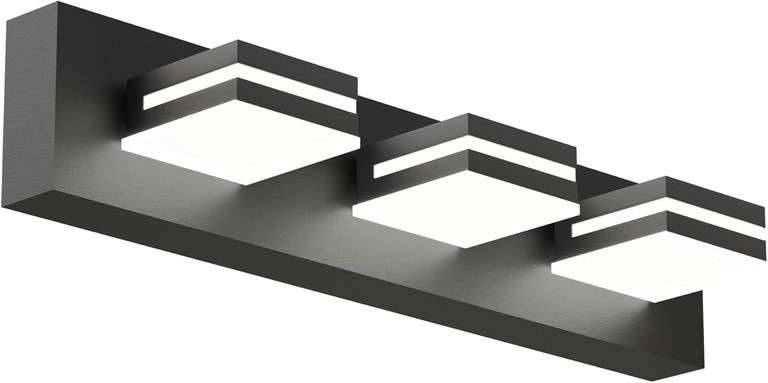 Modern Bathroom Light Fixture, 22", 3-Light image