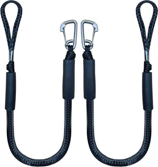 4 Feet Bungee Dock Line Mooring Rope 2-Pack image