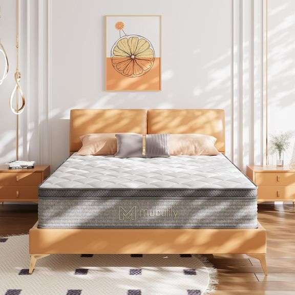 Full Mattress,12 Inch Hybrid Memory Foam image