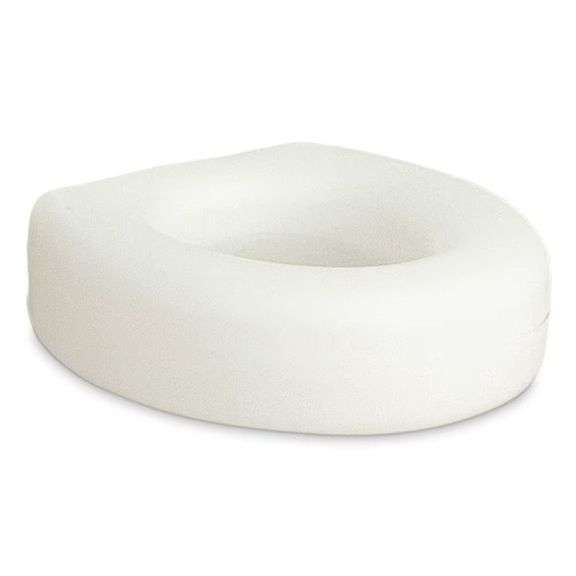 Portable Raised Toilet Seat, White, 4 in. image