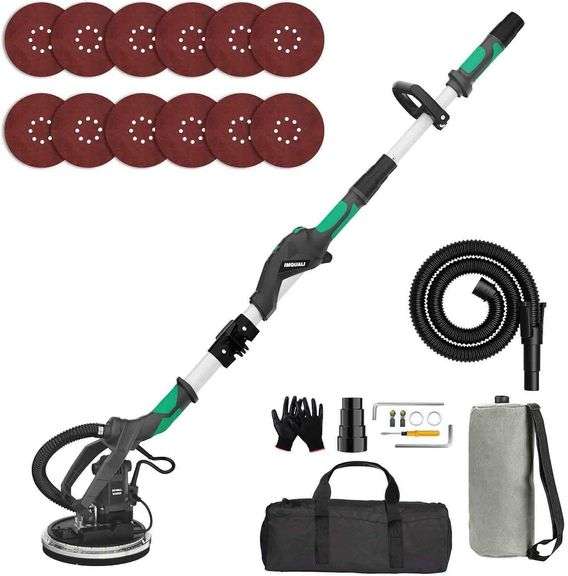 Drywall Sander, Vacuum, LED - IMQUALI  9.5Amp image