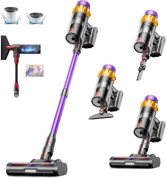 Cordless Vacuum, 550W 45KPA, 70 Mins Clean Time image