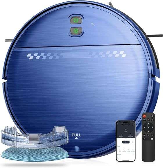 Robot Vacuum and Mop Combo, 2-in-1, 2300Pa Suction image