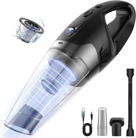 Portable Cordless Handheld Vacuum, Rechargeable image