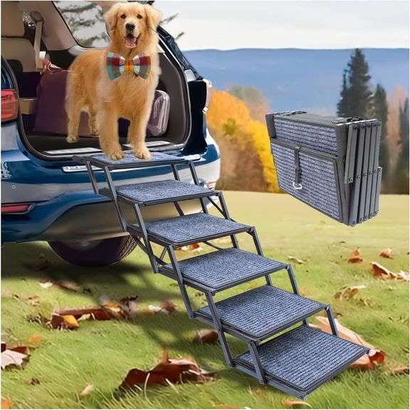 Extra Wide Dog Ramp (Wide 6 Steps) image