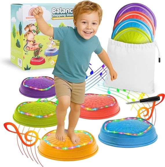 DREAMSCAPE Glow Musical Stepping Stones, 5 pcs image