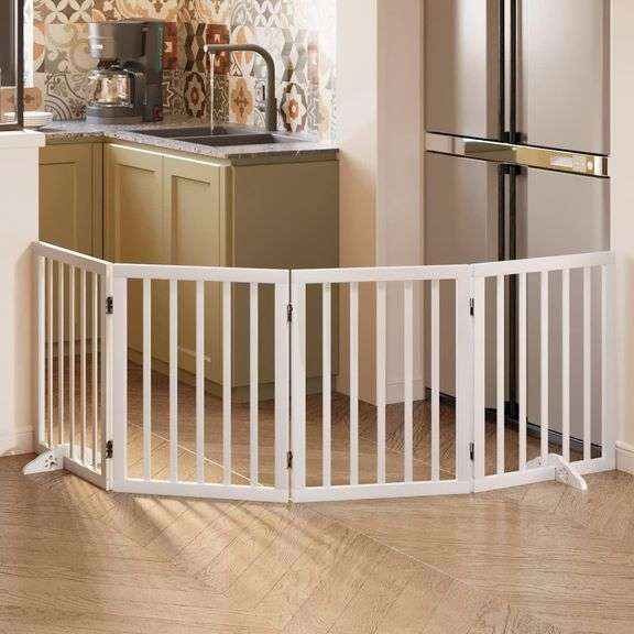 Foldable 4 Panel Freestanding Dog Gate image