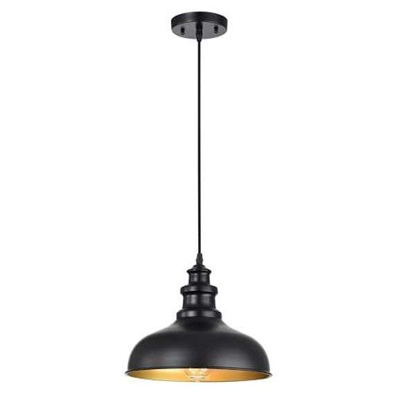 Bestshared Farmhouse Pendant Light, Black, 1 Pack image