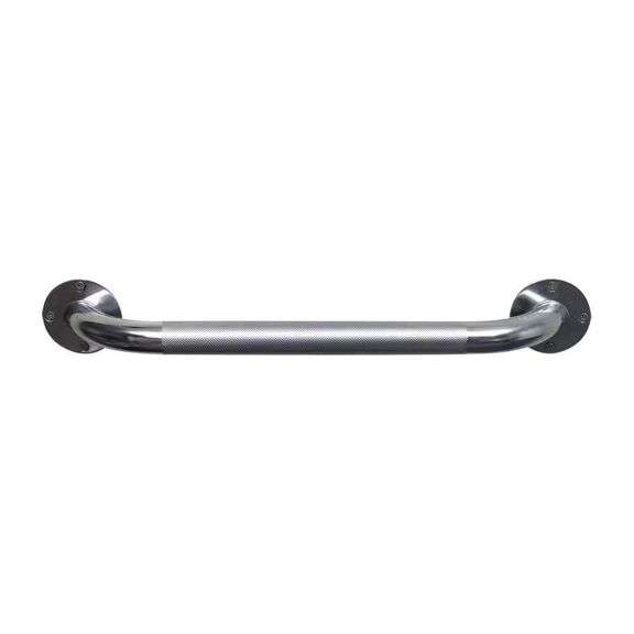 Institutional 18 in. Knurled Grab Bar in Chrome image