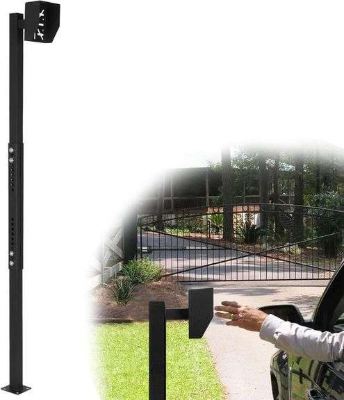 Keypad Mount Post w/ Cover, Adjustable 37 -45 image