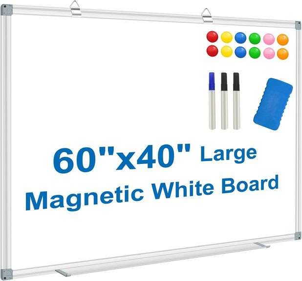 Whiteboard 60" x 40" Magnetic with Accessories image
