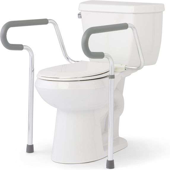 Medline Toilet Safety Rail - Adjustable Height image