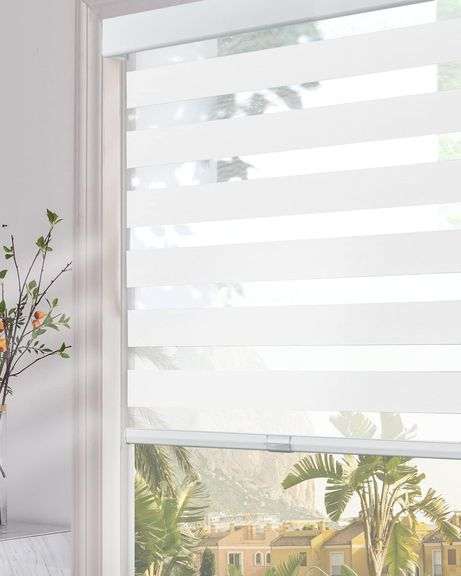 Persilux Cordless Zebra Blinds (24" W x 72" H) image