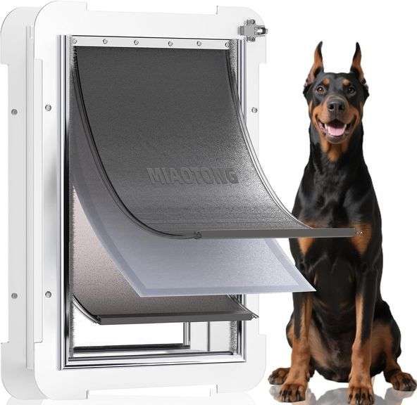 XL Dog Door w/Sliding Lock for Pets 220 Lbs image