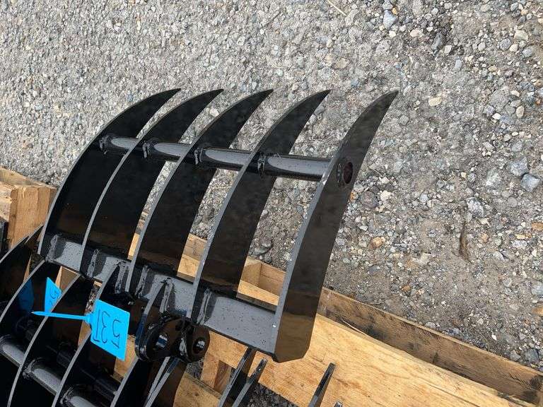 2025 YOUERT U12-50 Rake - Landscape & Debris Removal Excavator Attachment image