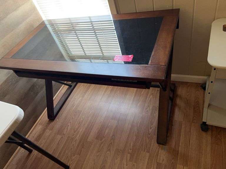 Glass desk image