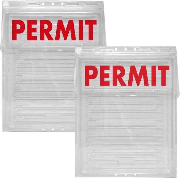 Permit Brochure Box, Holds 200, 8.5x11 (2-Pack) image