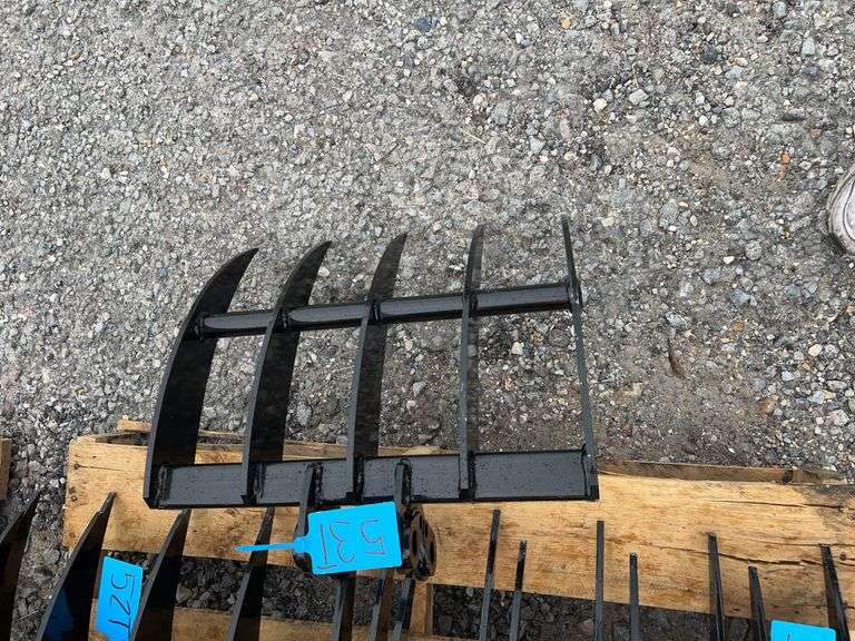 2025 YOUERT U12-50 Rake - Landscape & Debris Removal Excavator Attachment image