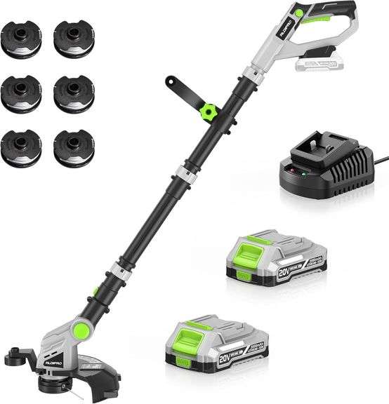 20V Cordless String Trimmer with Auto-Feed - 3 image