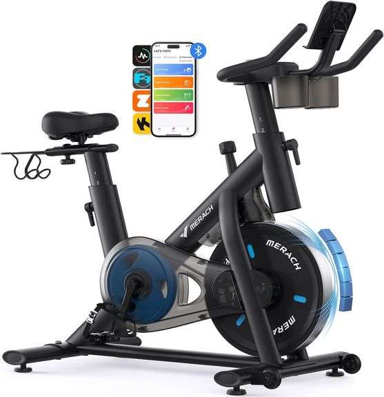 MERACH Exercise Bike, Brake Pad Stationary Bike image