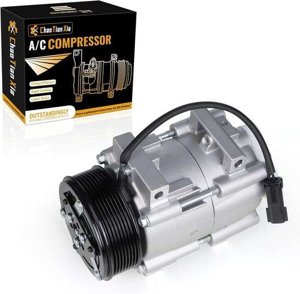 AC Compressor with Clutch for 2006-2009 Dodge Ram image
