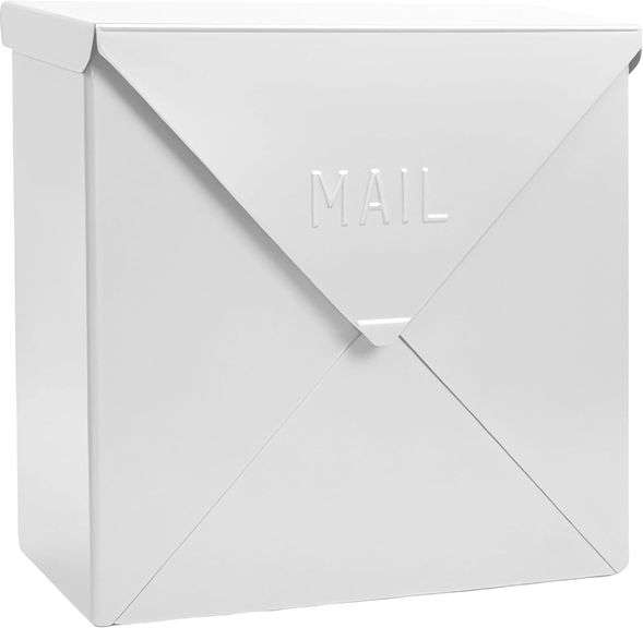 NACH Chicago White Large Mailbox 12x12x4.8 image