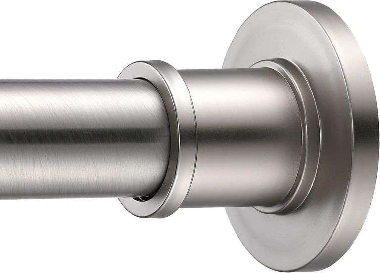 BRIOFOX Shower Rod - 43-72 Inch Stainless Steel image