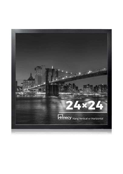 Black 24x24 in frame image