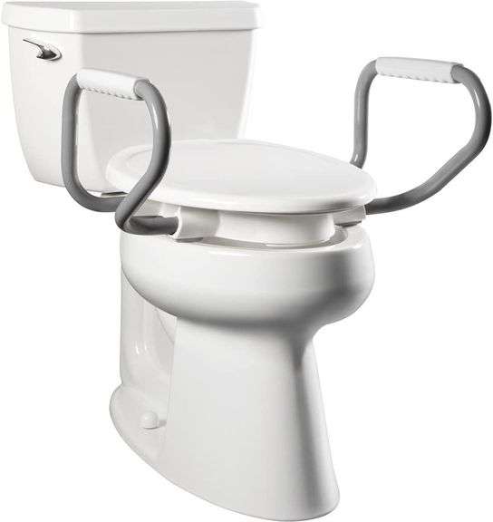 Bemis Assurance 3" Raised Toilet Seat, Elongated image