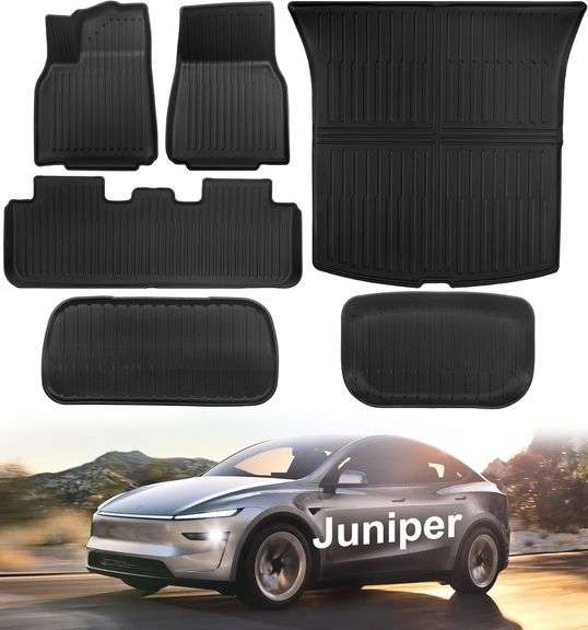 2025-2026 Tesla Model Y Floor Mats, Set of 6 image