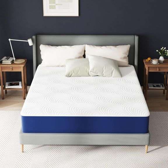 10 Inch Firm Full Mattress, Cooling Memory Foam image