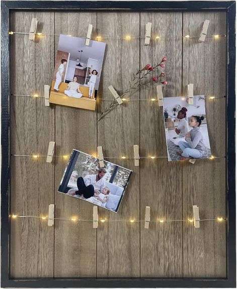 Clip Picture Frame, LED, 15.75  x 19.25  (Black) image