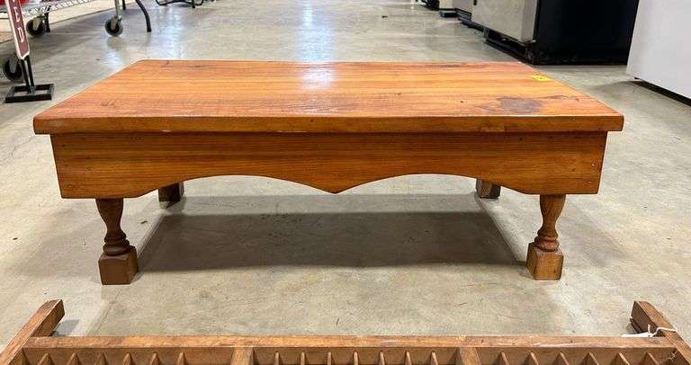 Vintage Typeset Drawer & Wood Bench